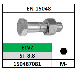 SB ZESKANTTAPBOUT MET MOER M-20X65
